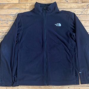 North Face Black Zip Up